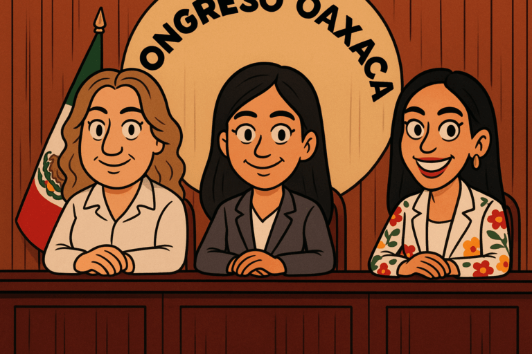 Un Congreso con liderazgo femenino histórico: Dentro del Top10 de aprobación de Diputadas y Diputados del Congreso de Oaxaca, 8 mujeres lideran en respaldo popular.
